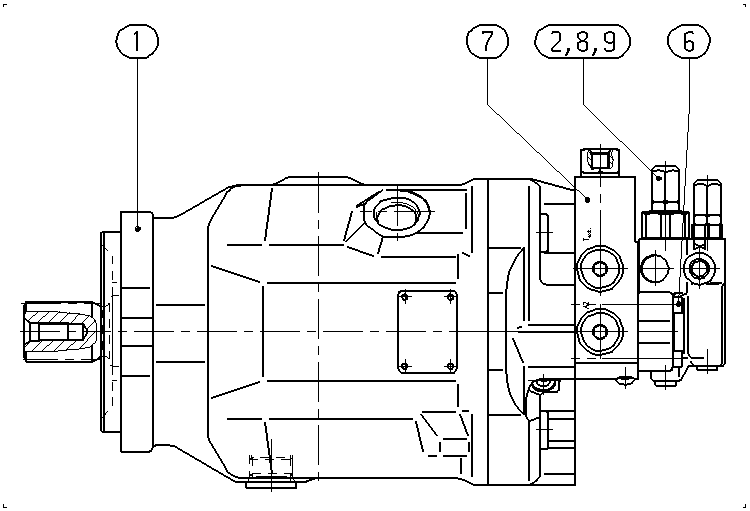 AH A10V O100 DFR1/31R-PSC11N00 -SO527 — Drawing