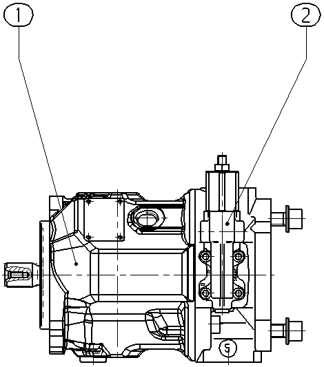 AA10VSO28DR/31R-VSA12K68 — Drawing