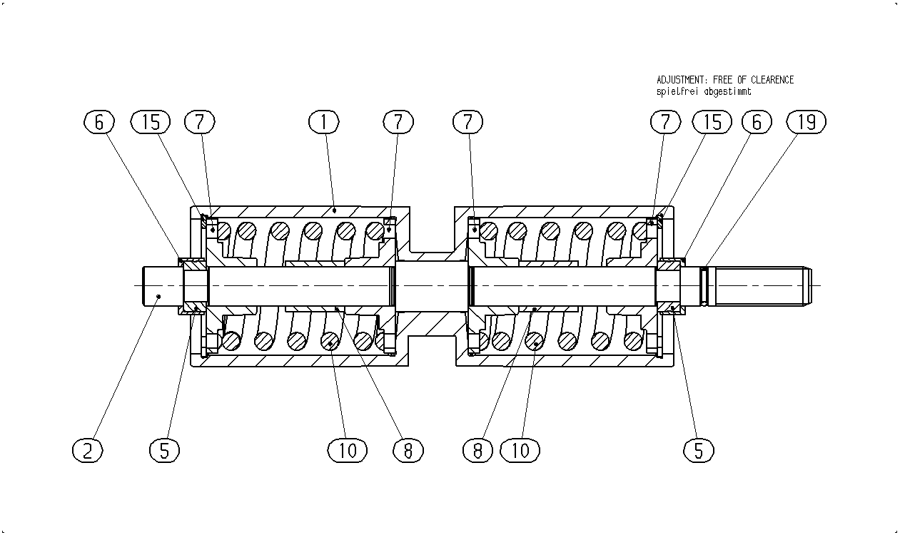 POSITIONING PISTON — Drawing