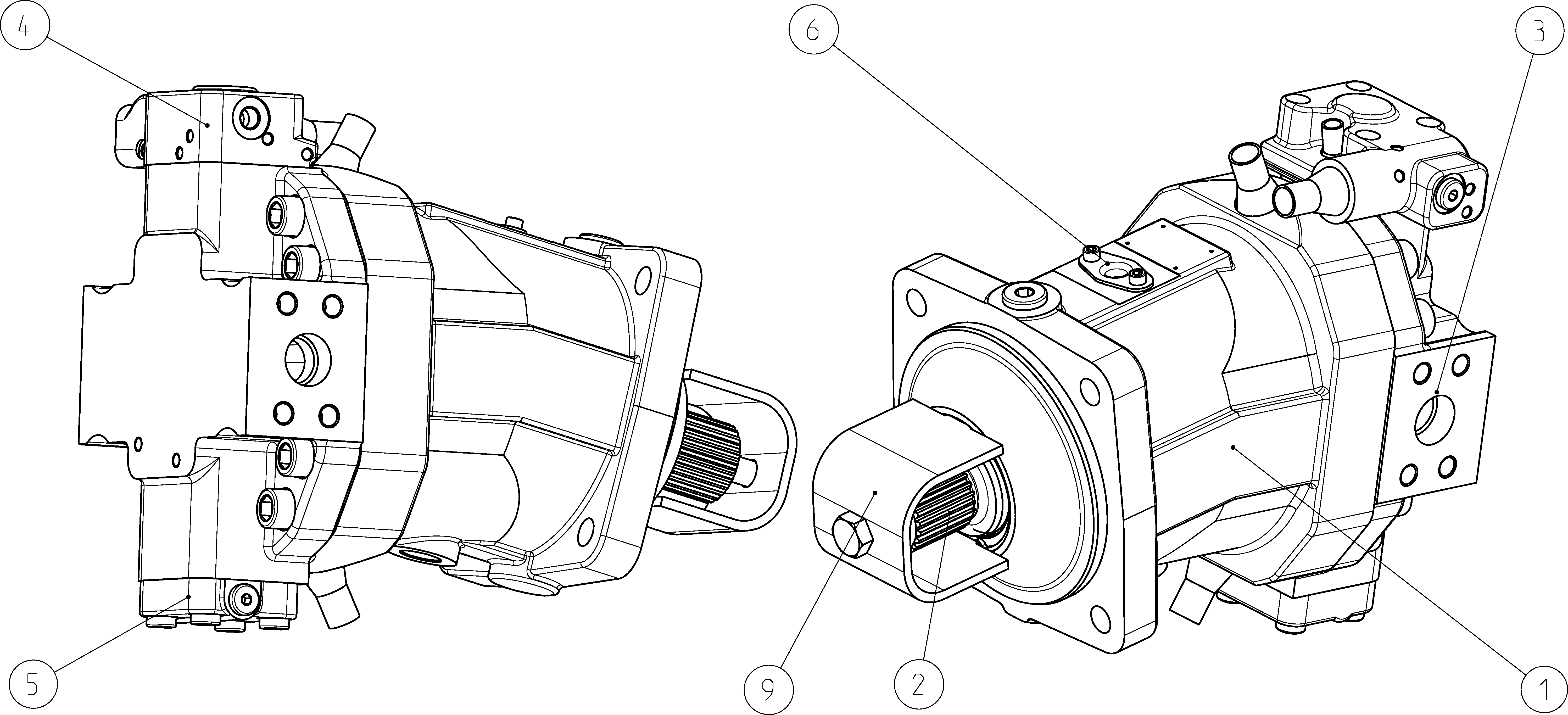 A6VM160HD1D/63W-VAB020F0B-S — Drawing
