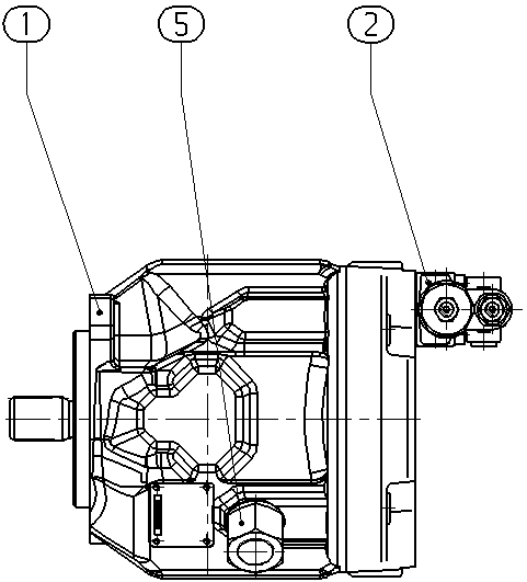AXIAL-PISTON PUMP — Drawing