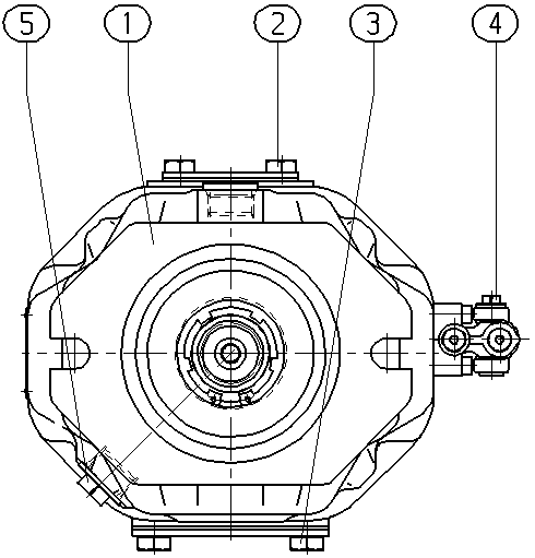 AXIAL-PISTON PUMP — Drawing