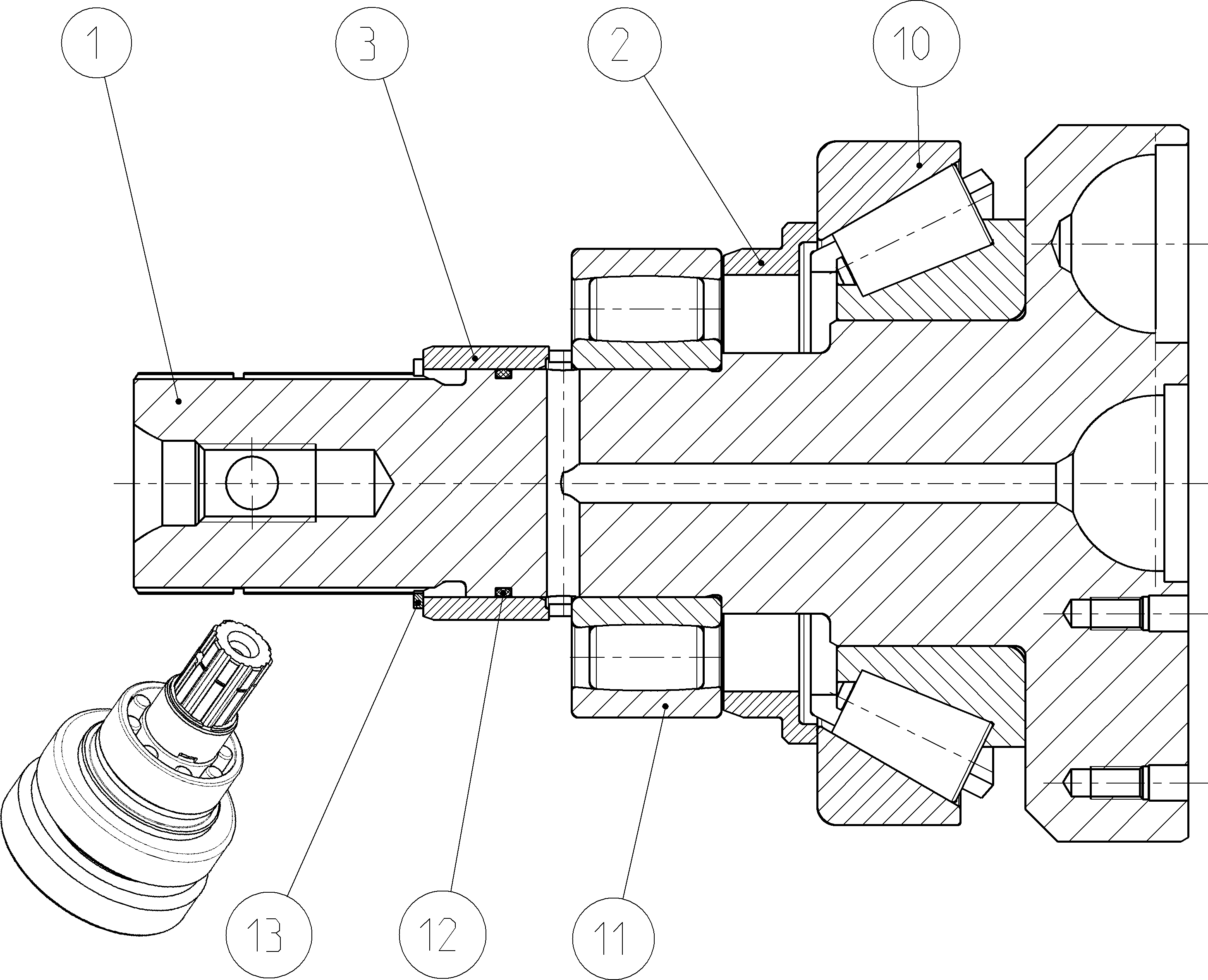 DRIVE SHAFT — Drawing