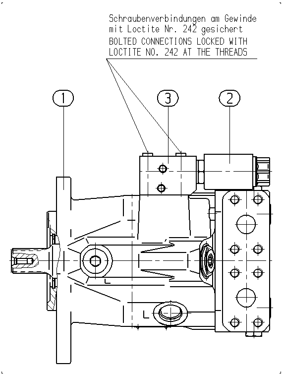 A A10V M 63 EZ1 /52W1-VWC60N007 -S1064 — Drawing