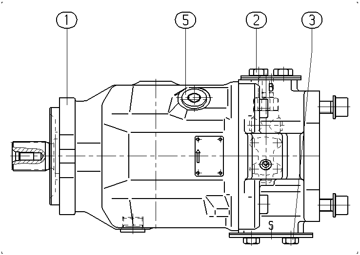 ALA10VO100DR/31L-PSC12K24-SO420 — Drawing