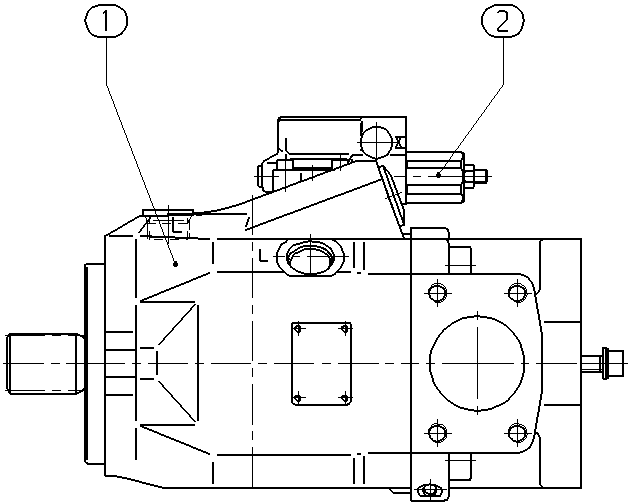 A A10V O 85 DR /52R-VSC12K68 — Drawing