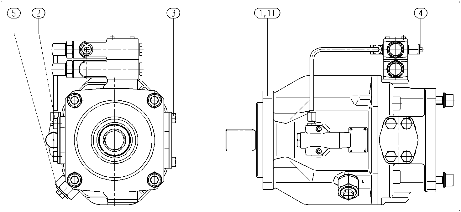 AL A10V O140 DFLR/31L-PSD12K01 — Drawing