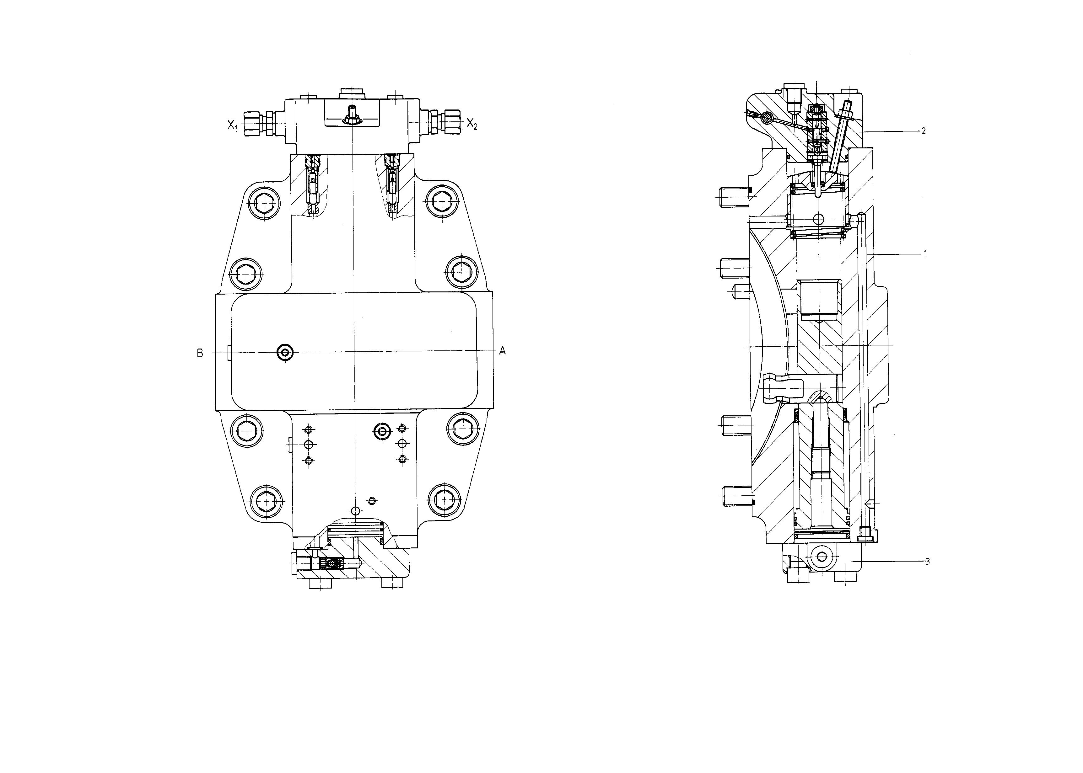 V A6V M 250 DA /61-P027B — Drawing