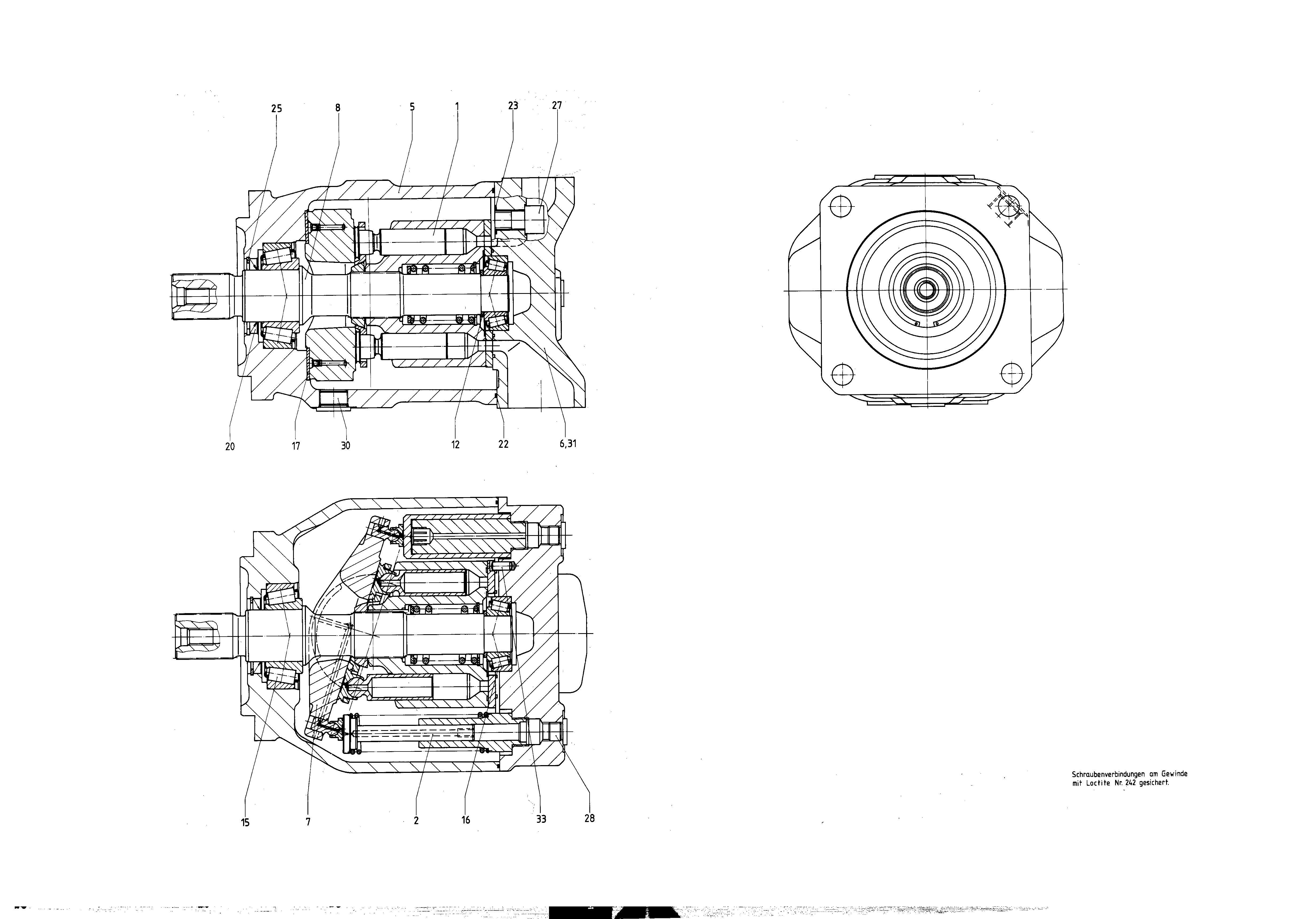 G A10V O140 OV /31L-VSD62N00 — Drawing