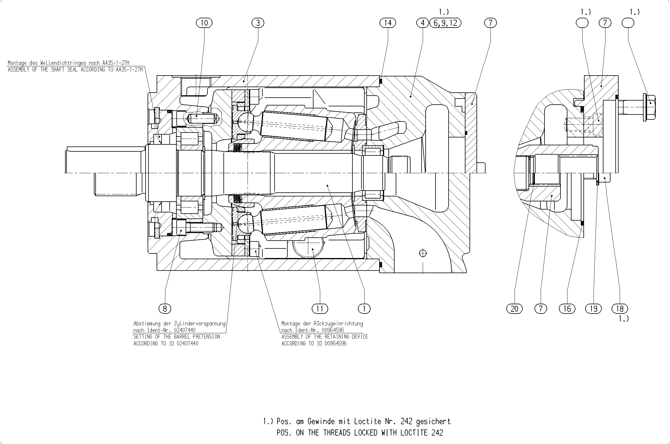 A A4F O 71 /10R-PPB25K52 — Drawing
