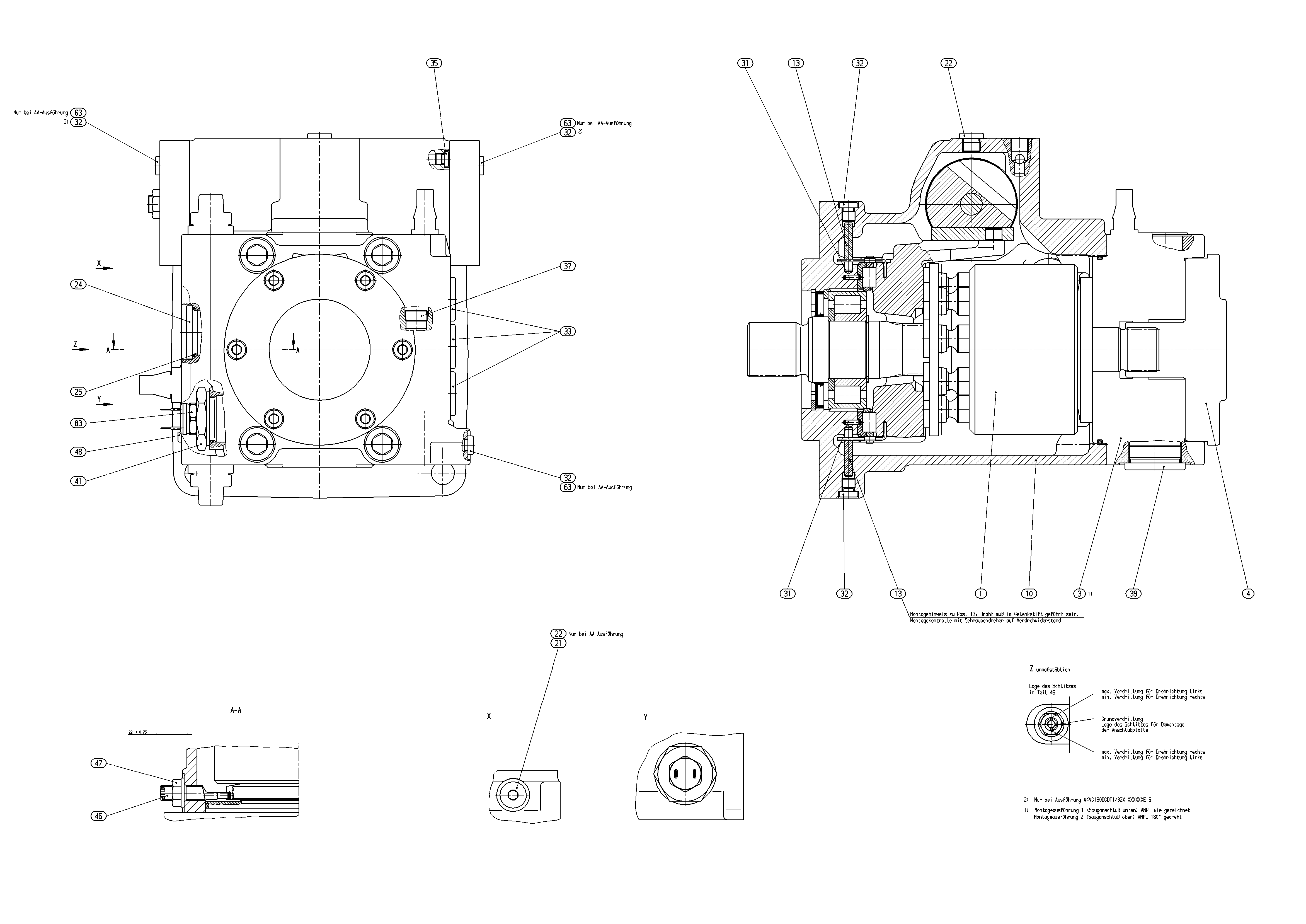 A4VG180DGD1/32R-NZD02K713E-S — Drawing