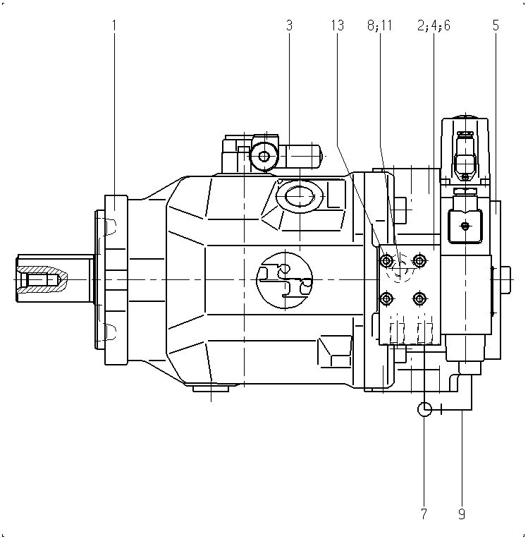 AA10VSO100DFEO/31R-PPA12K27-SO372 — Drawing
