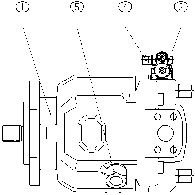 A A10V O100 DFR /31L-VUC12N00K — Drawing