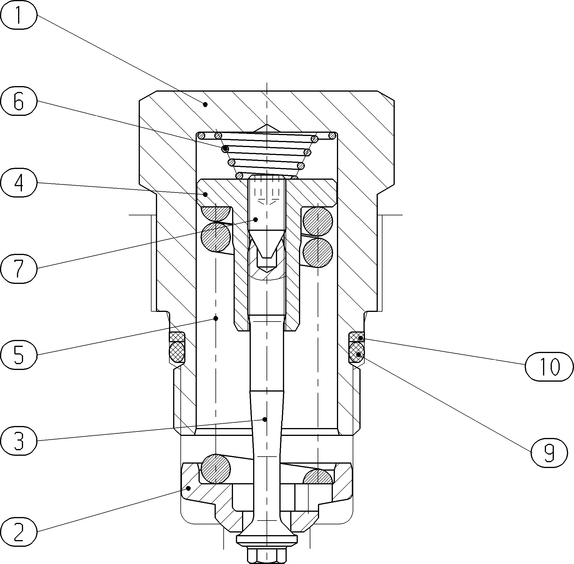PRESSURE RELIEF VALVE — Drawing