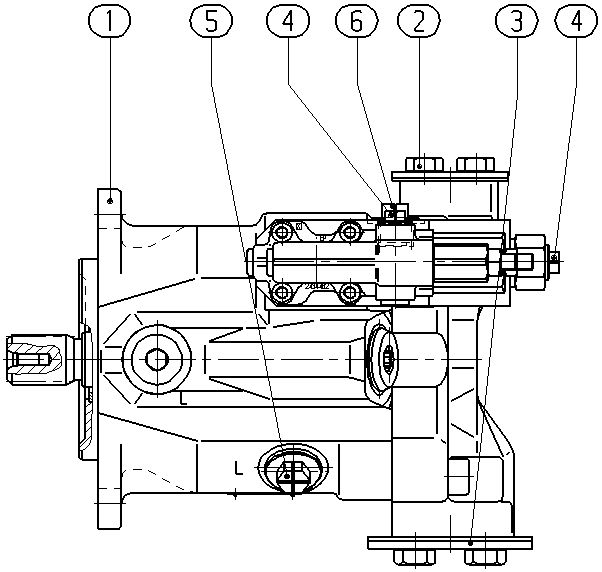 AL A10V O 45 DFR1/52R-VSC12N00 -SO526 — Drawing