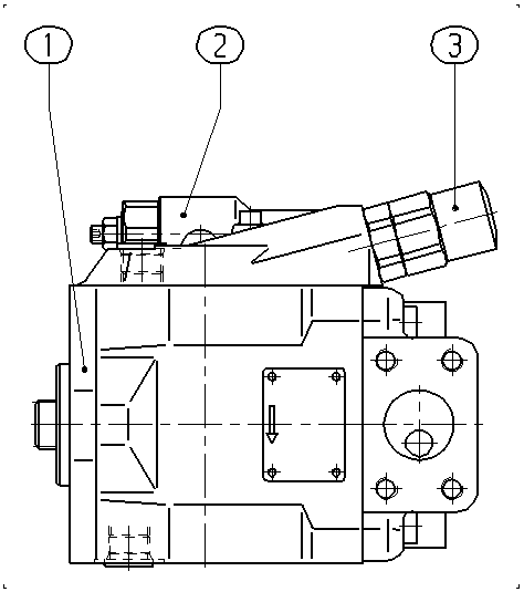 AA10VO25LR/53R-PXX12XXX-HCM — Drawing