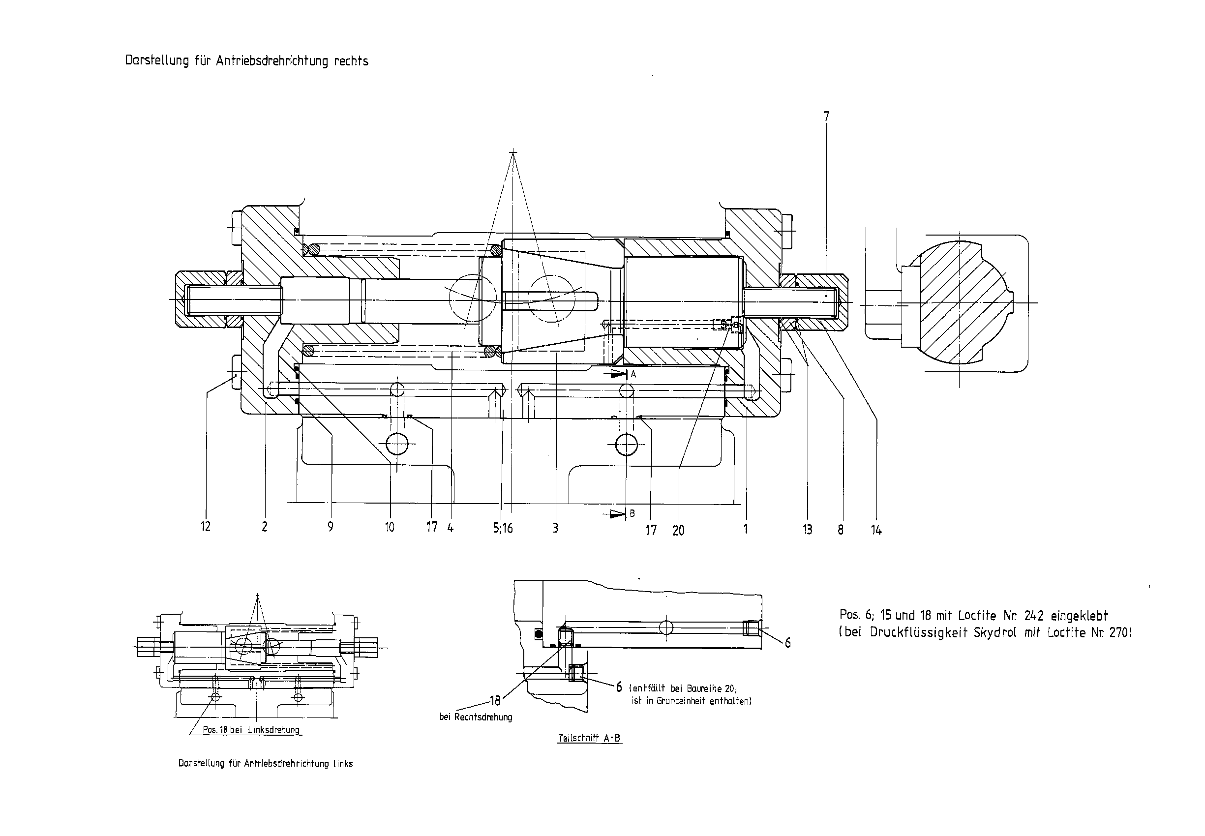 V A4VS 125 DR MOORING -SO103 — Drawing