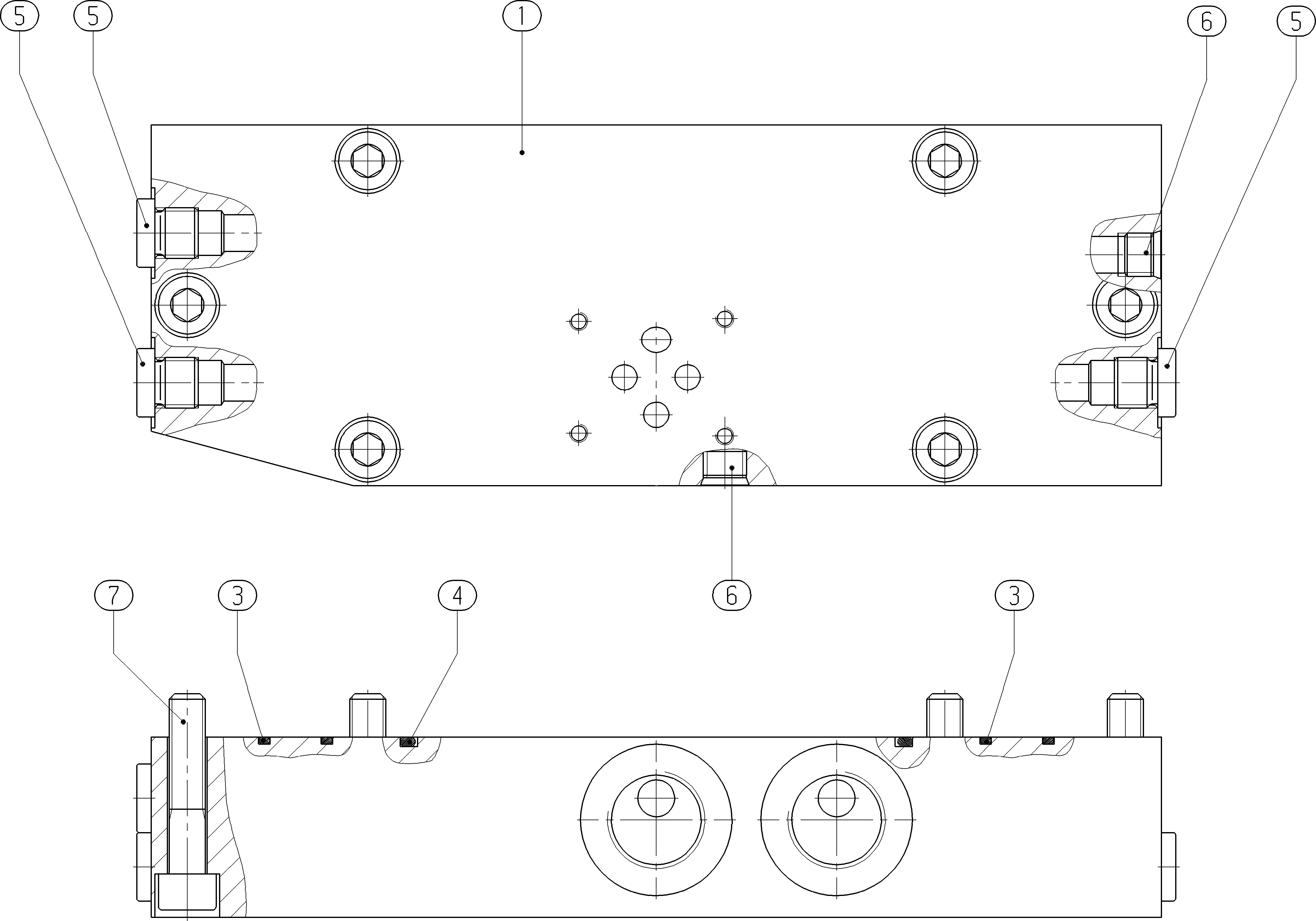 CONNECTION PLATE — Drawing