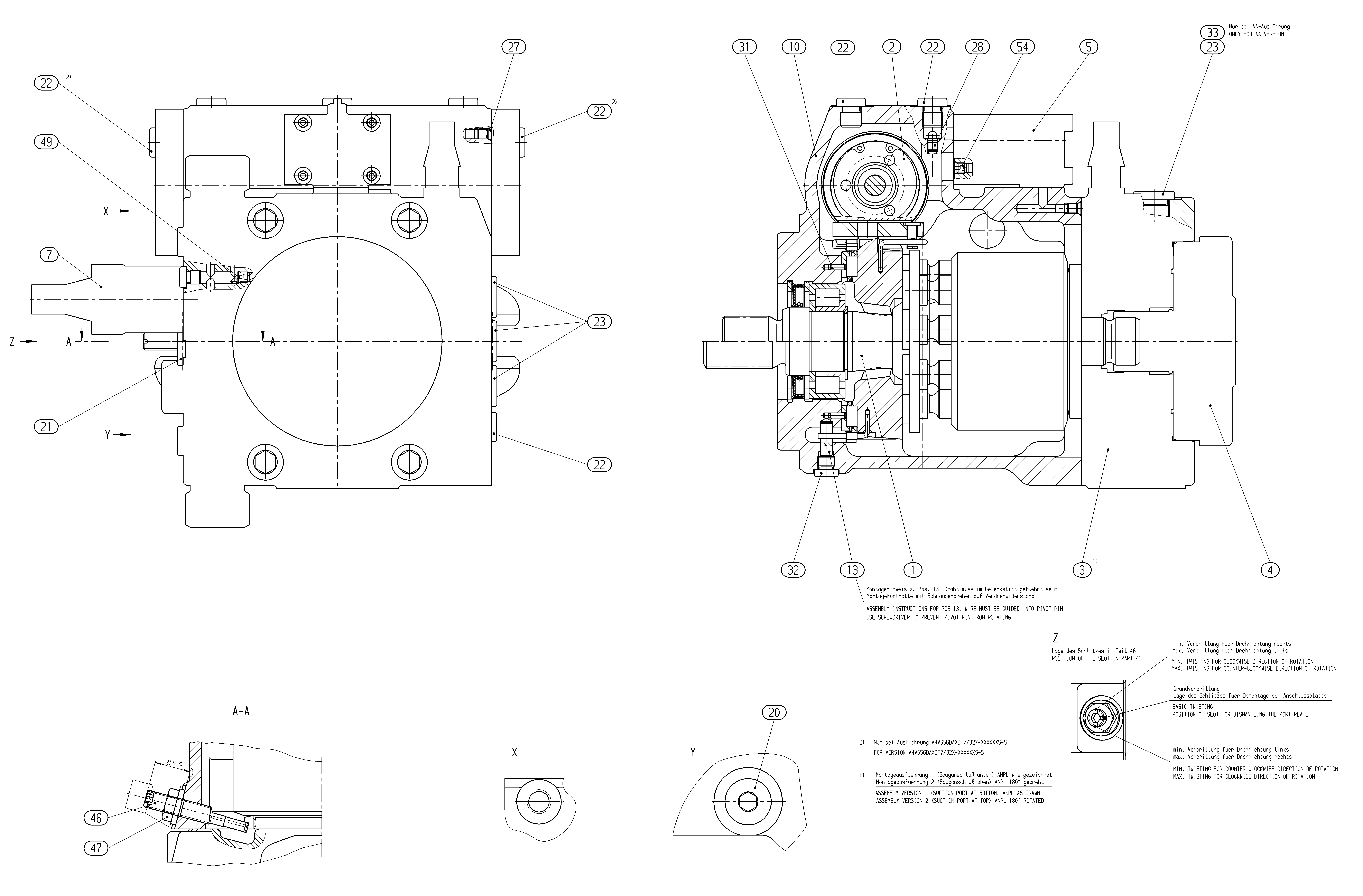 AA4VG56DA1D7/32R-NSC52F025SP-S *FNI* — Drawing