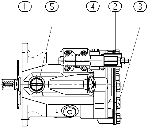 ALA10VO45DFR1/52R-VUC11N00-S2320 — Drawing