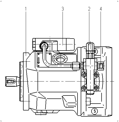 AA10VO45+DFLR/31R-PSC62K01-SO20 — Drawing