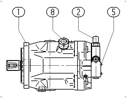 A A10V O140 DR /31R-PSD11N00 — Drawing