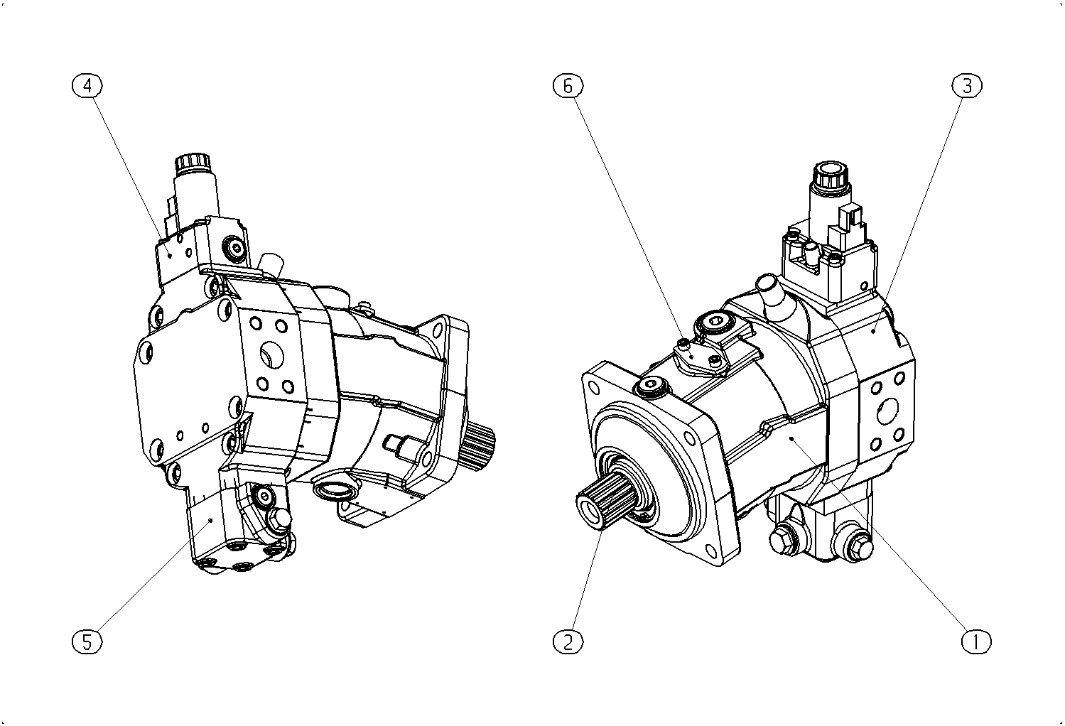 A6VM085EP600P000A/71MWV0N4Z92BF-S — Drawing