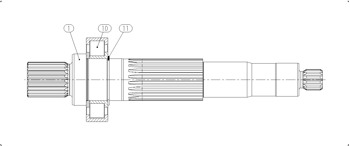 DRIVE SHAFT — Drawing