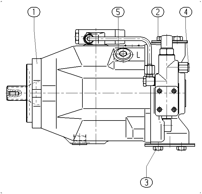 APA10VO140DFLR/31R-VQC62N00 — Drawing