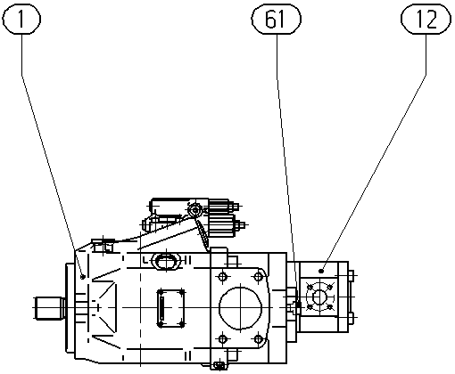 A A10V O 85 DFR1/52R-VUC12G10 — Drawing