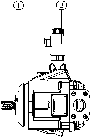 AL A10VNO 41ED 73/52R-VSC73N00P -S2538 — Drawing