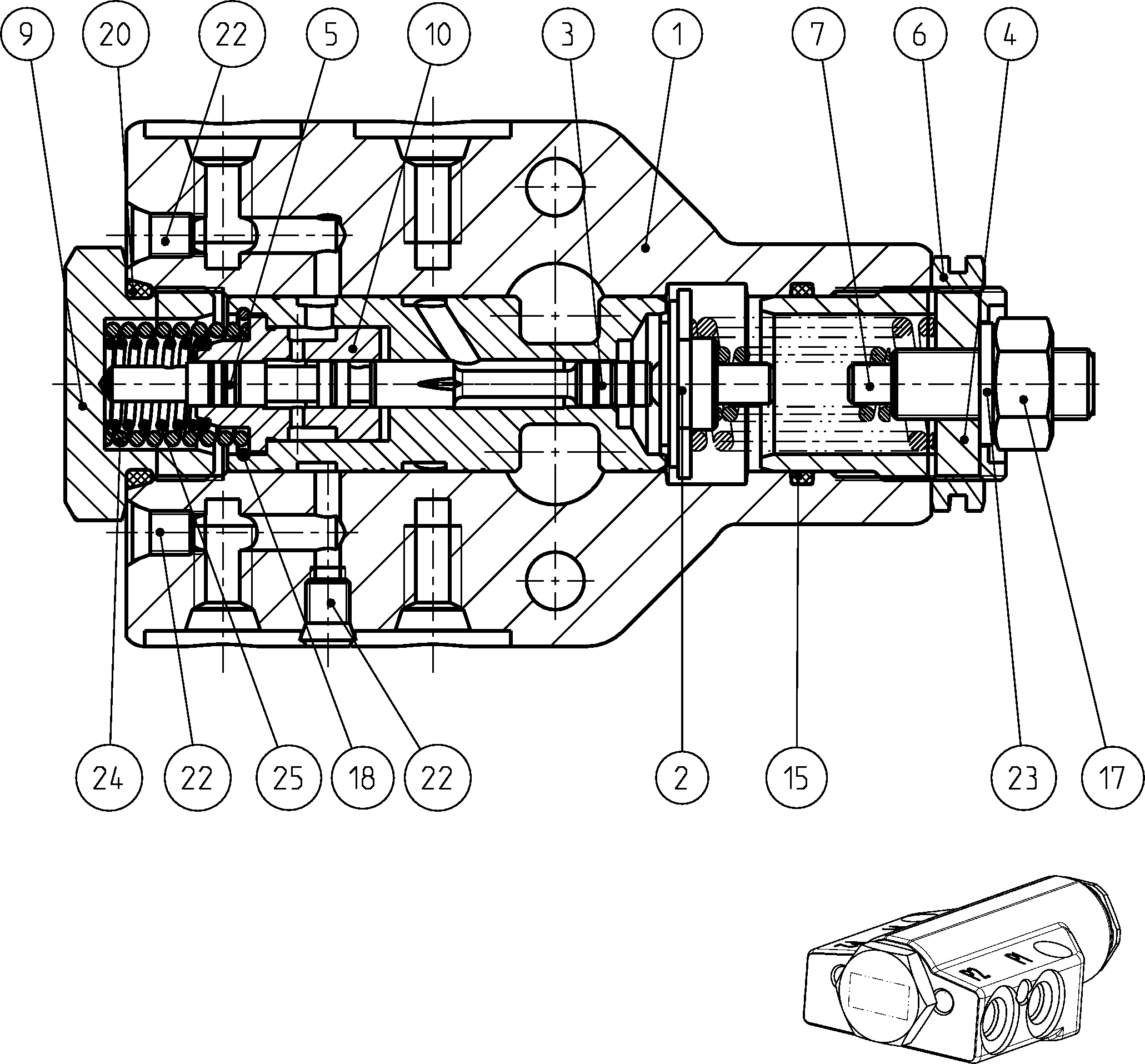 CONTROL VALVE — Drawing