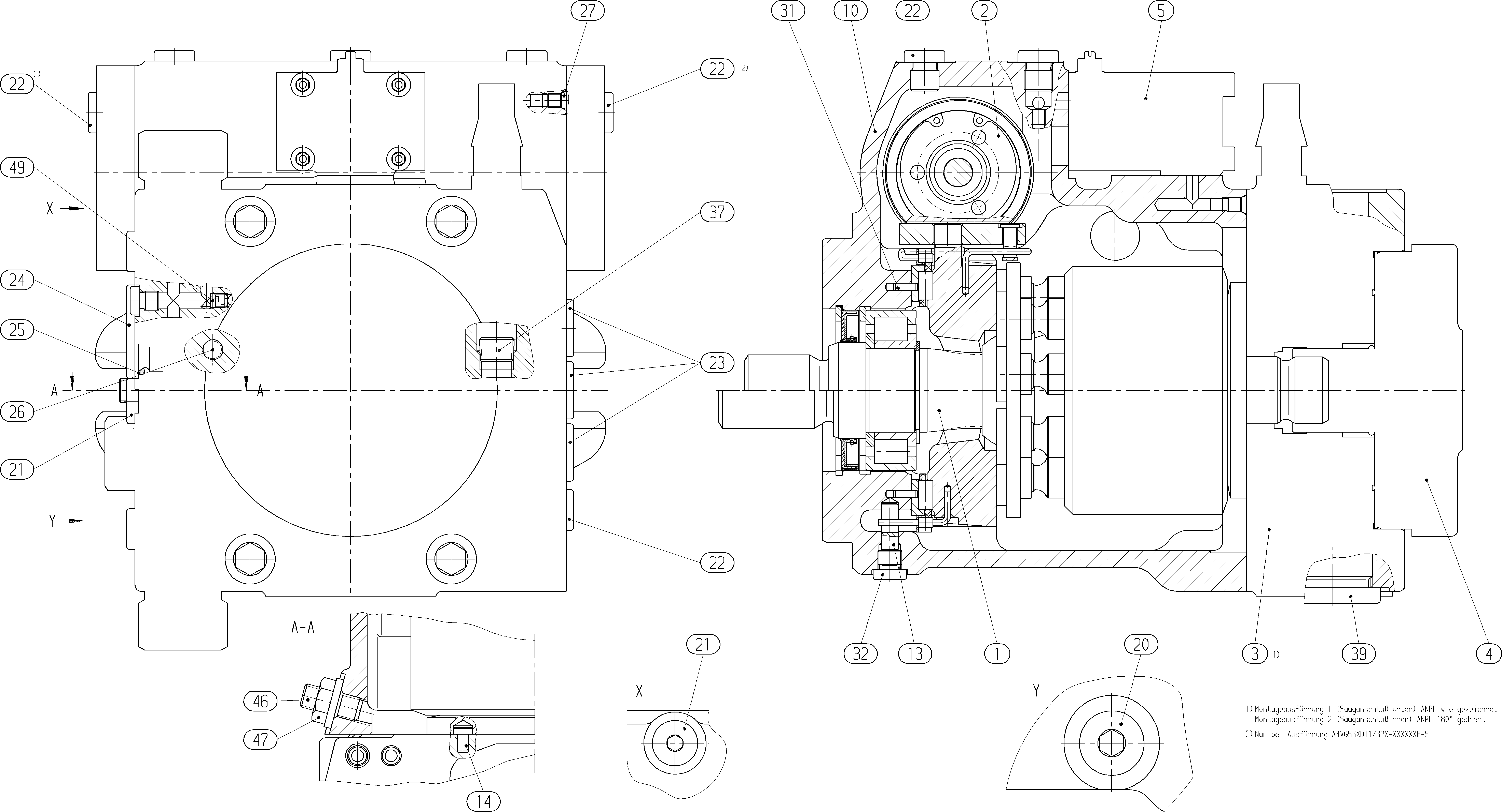 A4VG56EP4DM1/32R-NAC02K073EH-S — Drawing