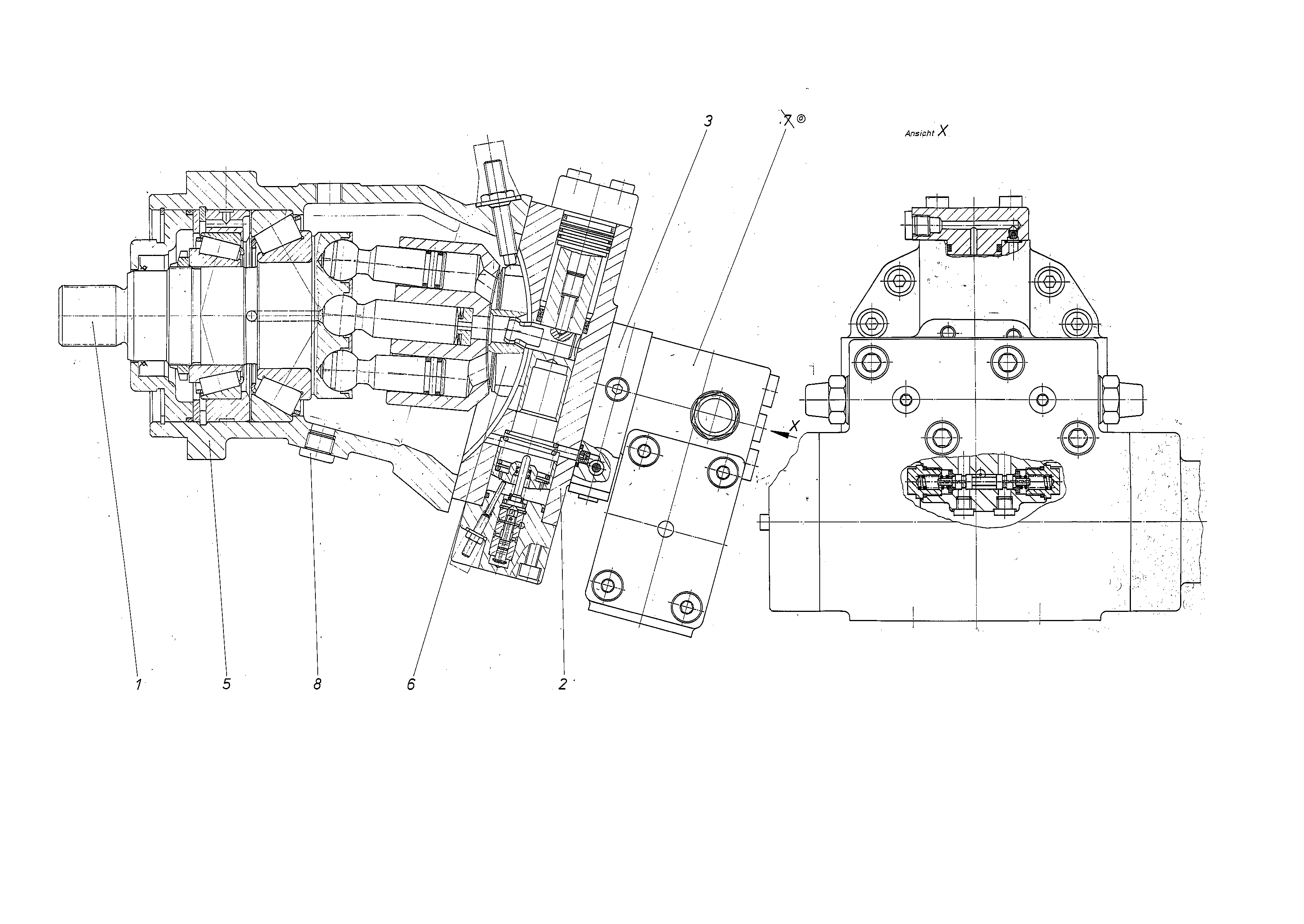 A6VM80HA1T/60W-PAB380A-SK — Drawing