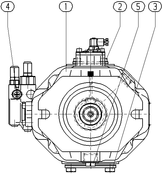 AP A10V O110 DRG /31L-VUC42N00 -S2491 — Drawing
