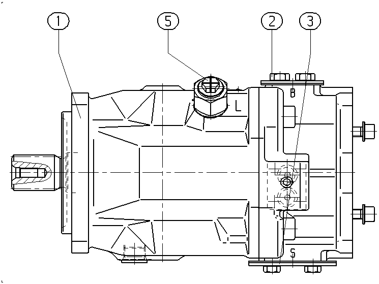 AL A10V O140 DG /31L-PSD12K07 — Drawing