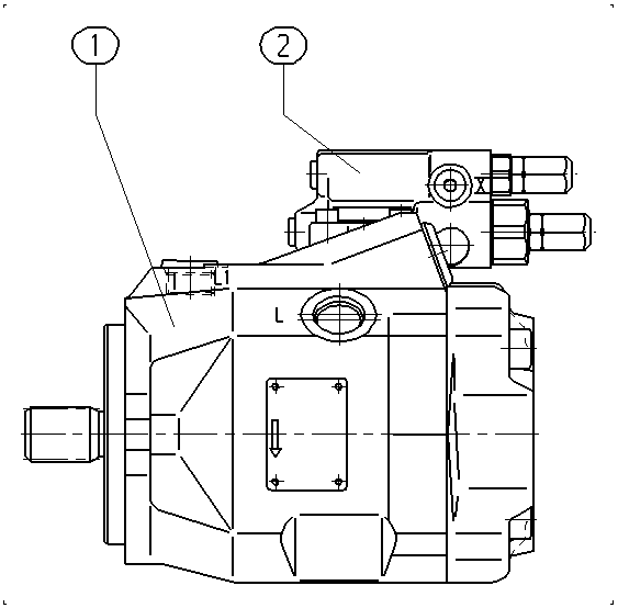 AA10VO45DR/52R-PSC61N00 — Drawing