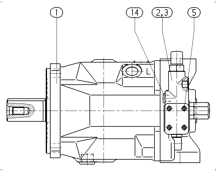 A A10VSO140 DFR1/31R-PPB12N00 -SO355 — Drawing