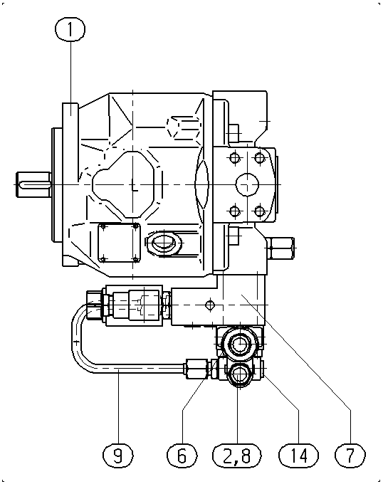 AAA10VSO28DRG/31R-PKC62N00-S1184 — Drawing