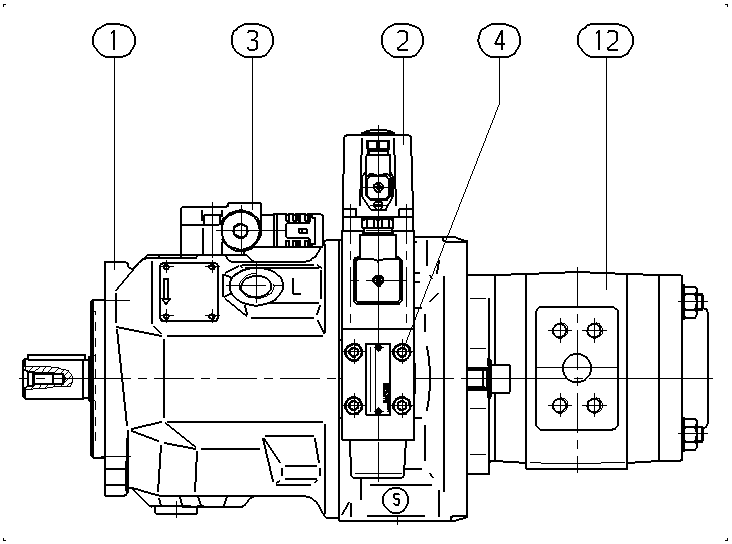 A A10VSO 45 DFEO/31R-PPA12V5O — Drawing