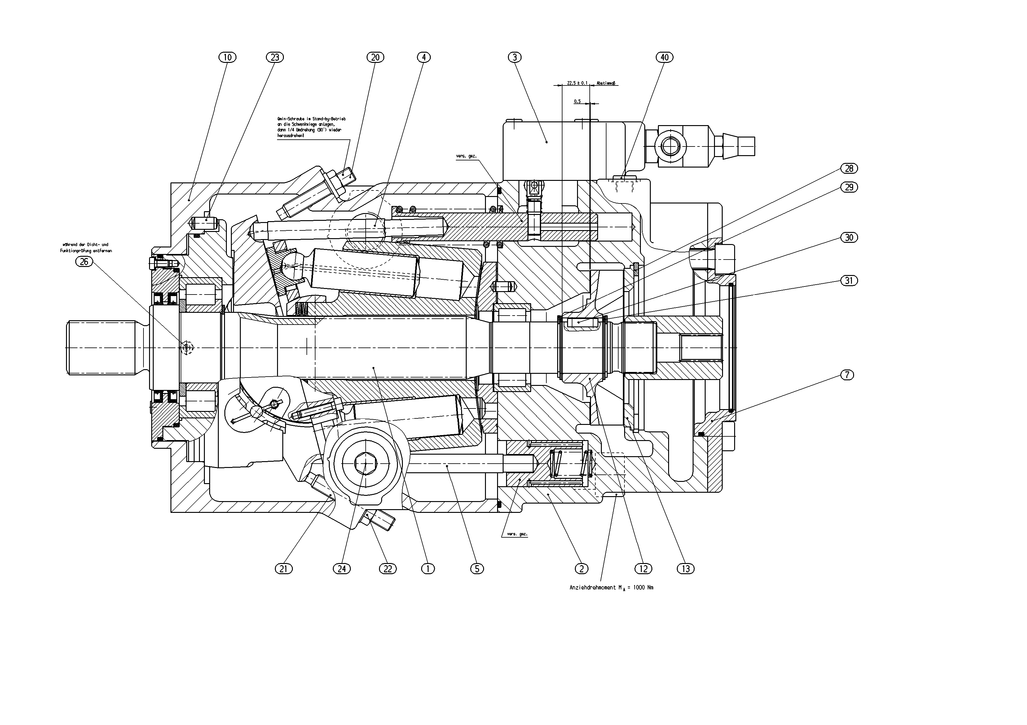 AA11VLO250LG2D/10R-NSDXXKXX-S — Drawing