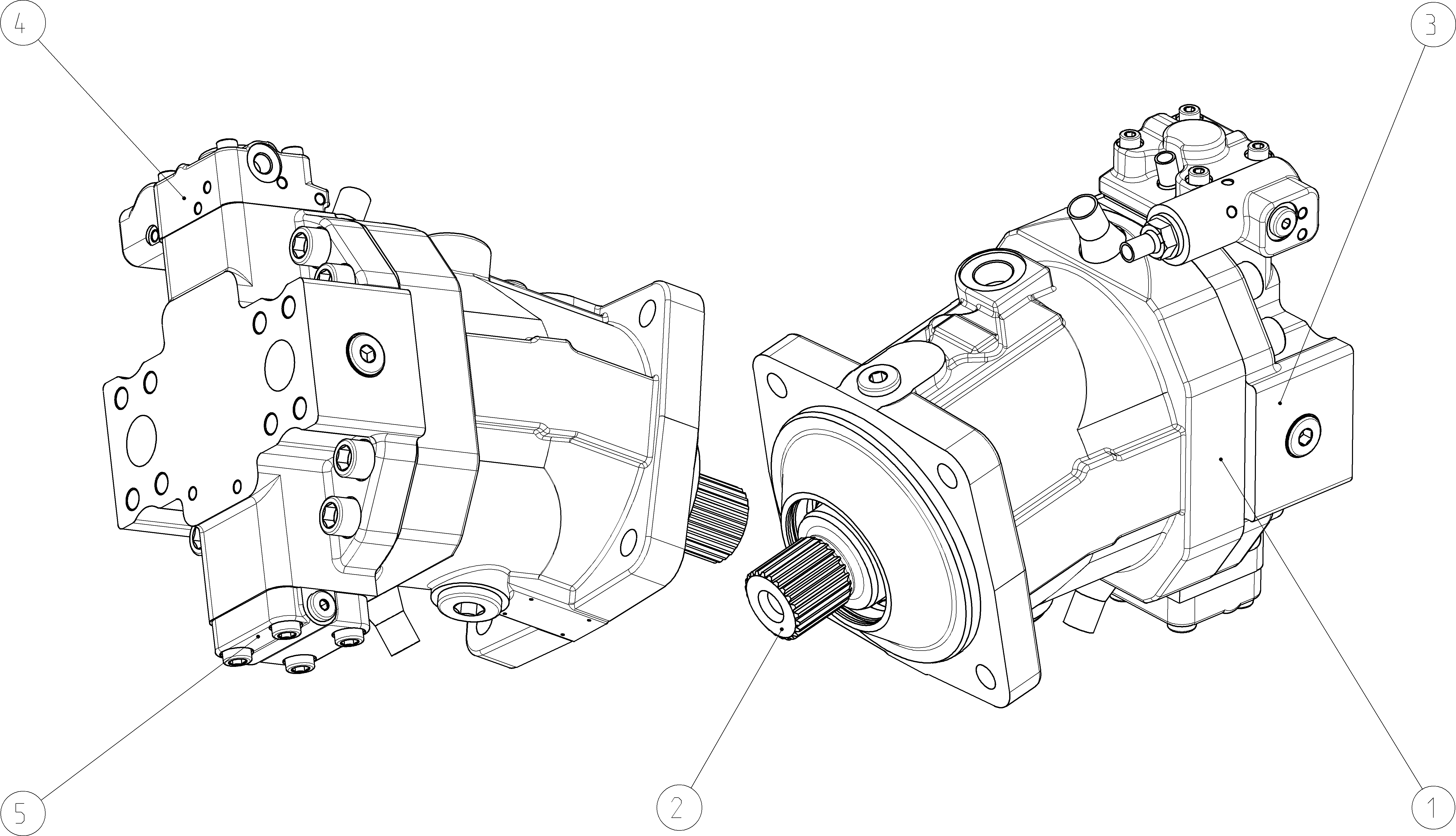 A6VM170HP5D10001G/71NWV0R4A2100-S — Drawing