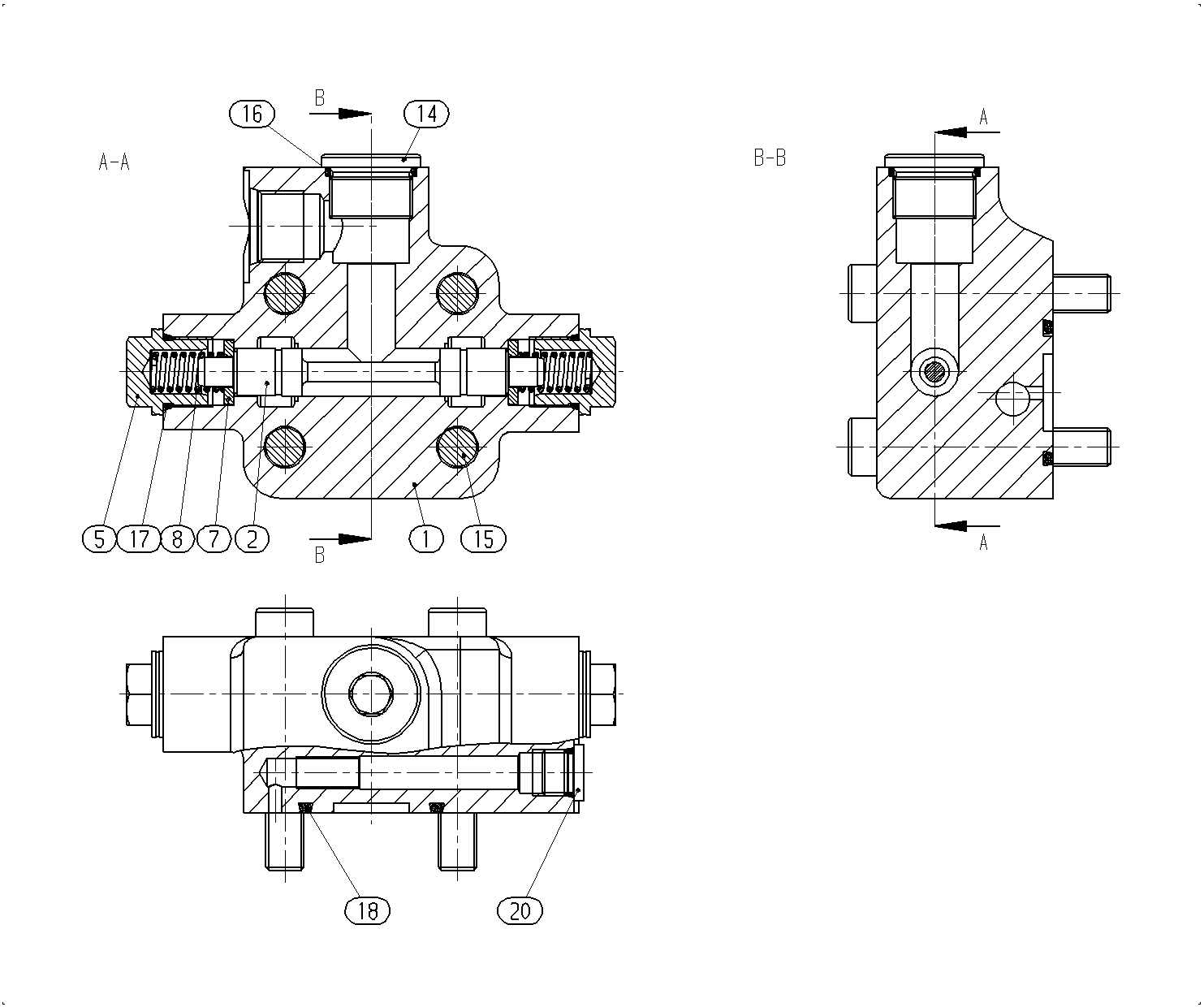 FLUSH/BOOST PRESSURE VALVE — Drawing