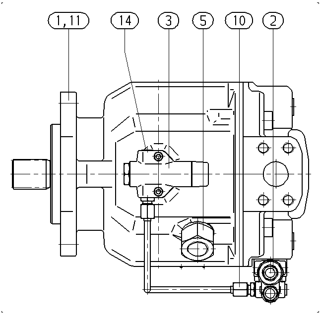 AA10VO100DFLR1/31R-PSC12N00 — Drawing