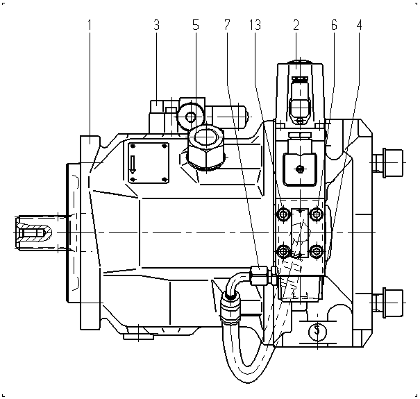 A A10V O 71 DFEO/31R-PRC12KA5 -SO479 — Drawing