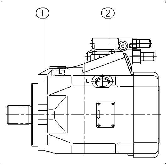 A A10V O 85 DFR1/52R-PSC11N00 — Drawing