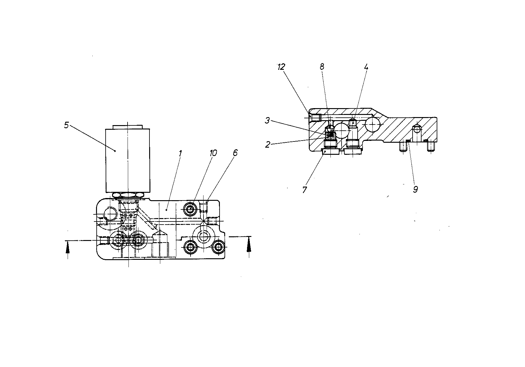 UNLOADING VALVE — Drawing