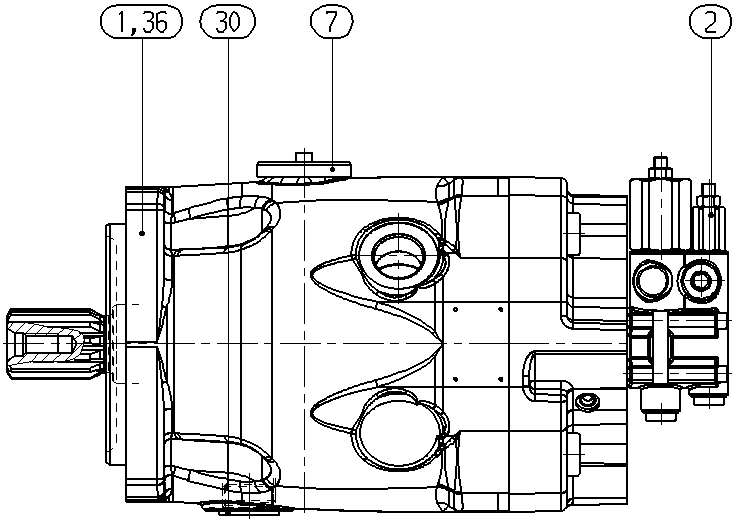 AL A10V O180 DRS /32R-VSD61N00 -SO413 — Drawing