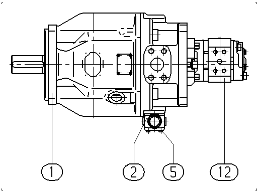 A A10VSO140 DR /31R-PPB12O90 — Drawing
