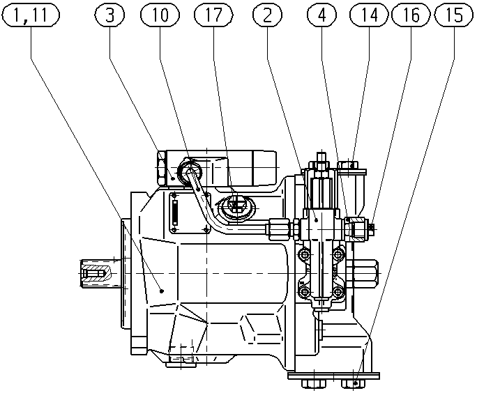 AL A10VSO 28 DFLR/31R-VRA12N00 — Drawing